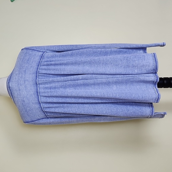 We The Free Women's Purple Loose Fitting, Asymmetrical Long Sleeve T-Shirt - Picture 4 of 15